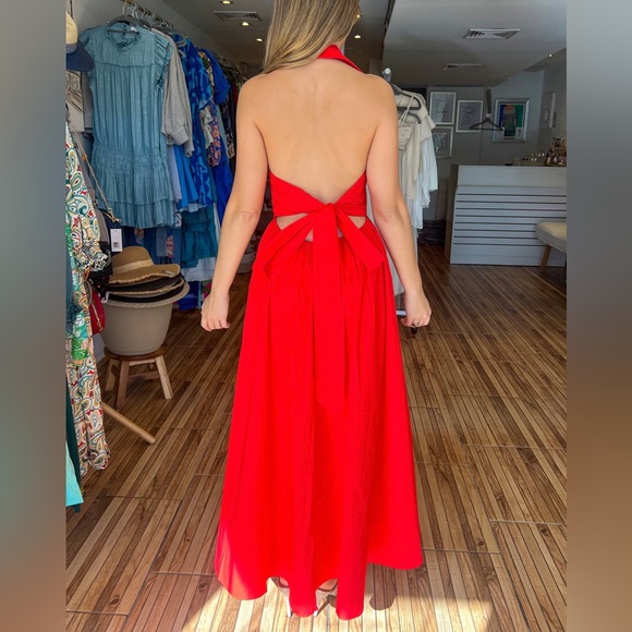 Red Midi Dress ❤️ - Picture 3 of 3